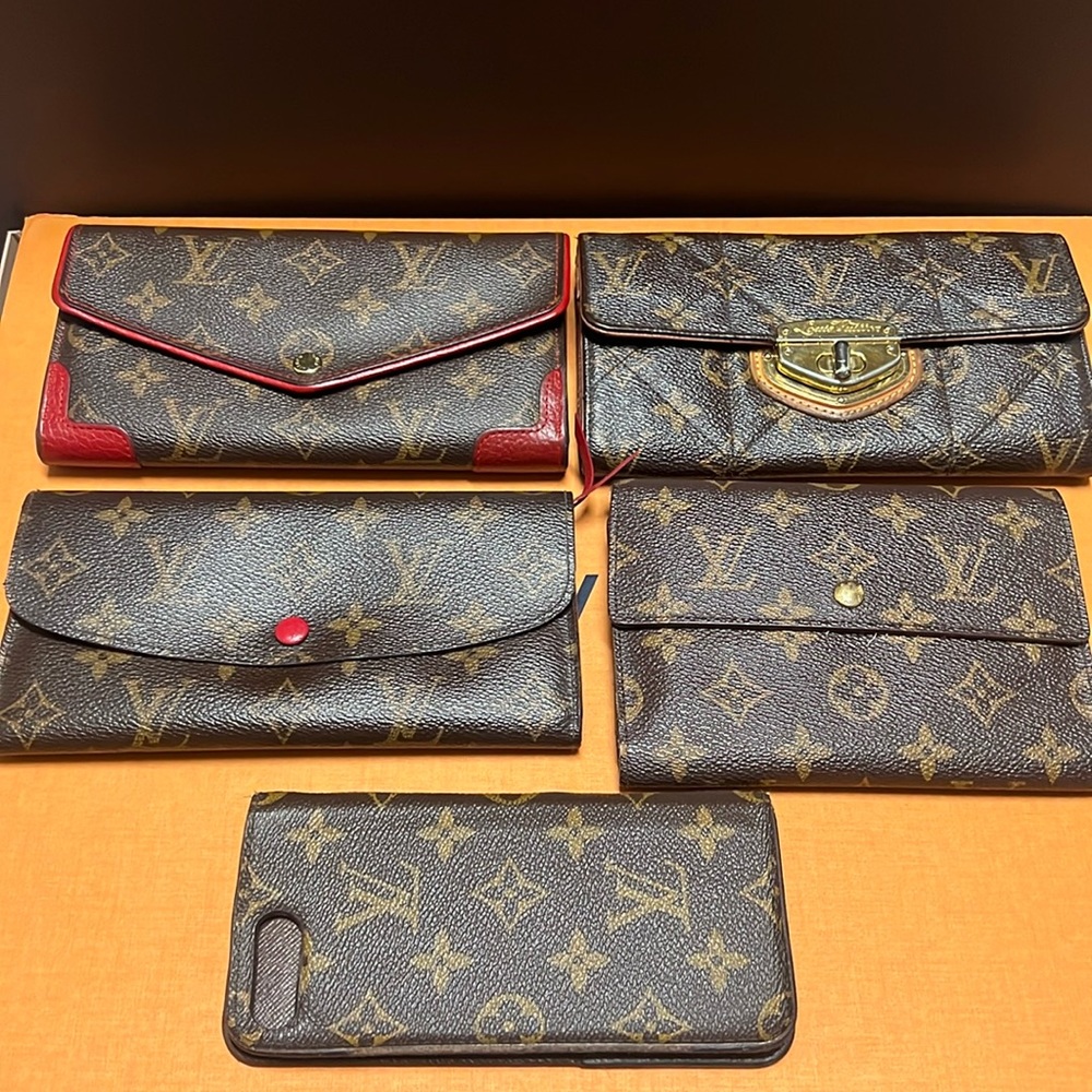 Louis Vuitton monogram wallets check my closet ,authentic